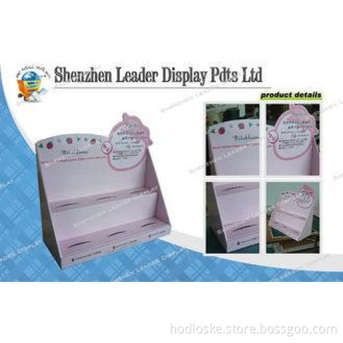 Two Layers Corrugated Paper Counter Birthday Cake Display B